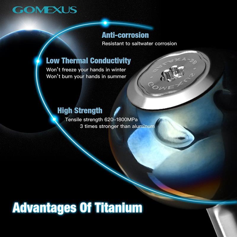 Gomexus Galaxy Power Titanium Knob
