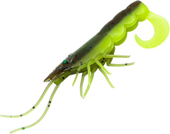 CHASEBAITS CURLY PRAWN 2.5 INCH LURE