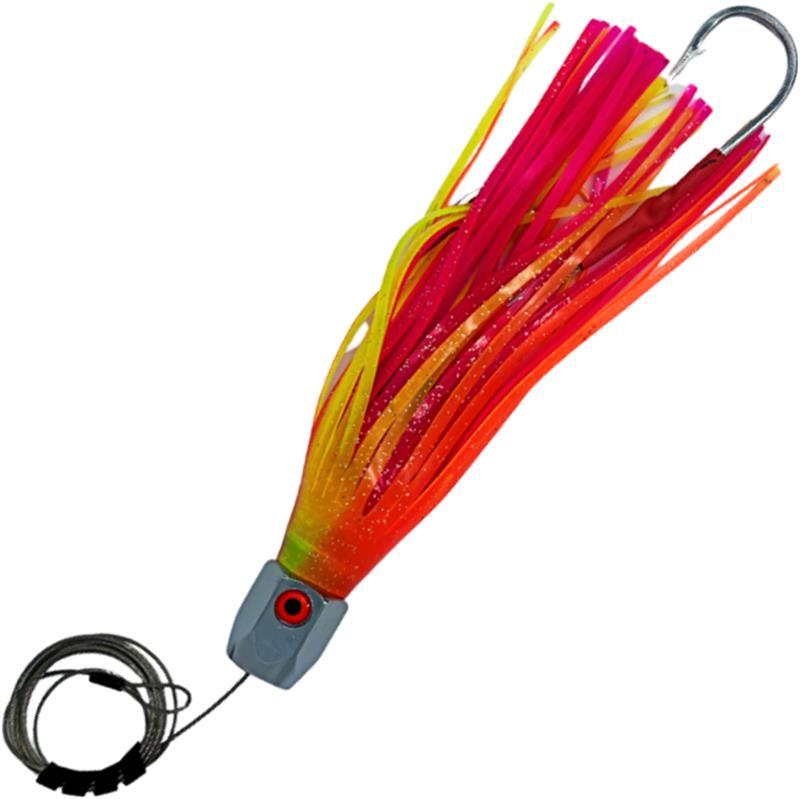 Black Bart Tuna/Dolphin Rigged Lure Pack Double Hooks/Mono 