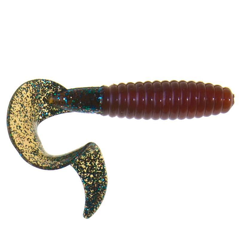 Soft Plastic 3 Rigged Grubs 5Pk Sp/CHT, Soft Plastic Lures