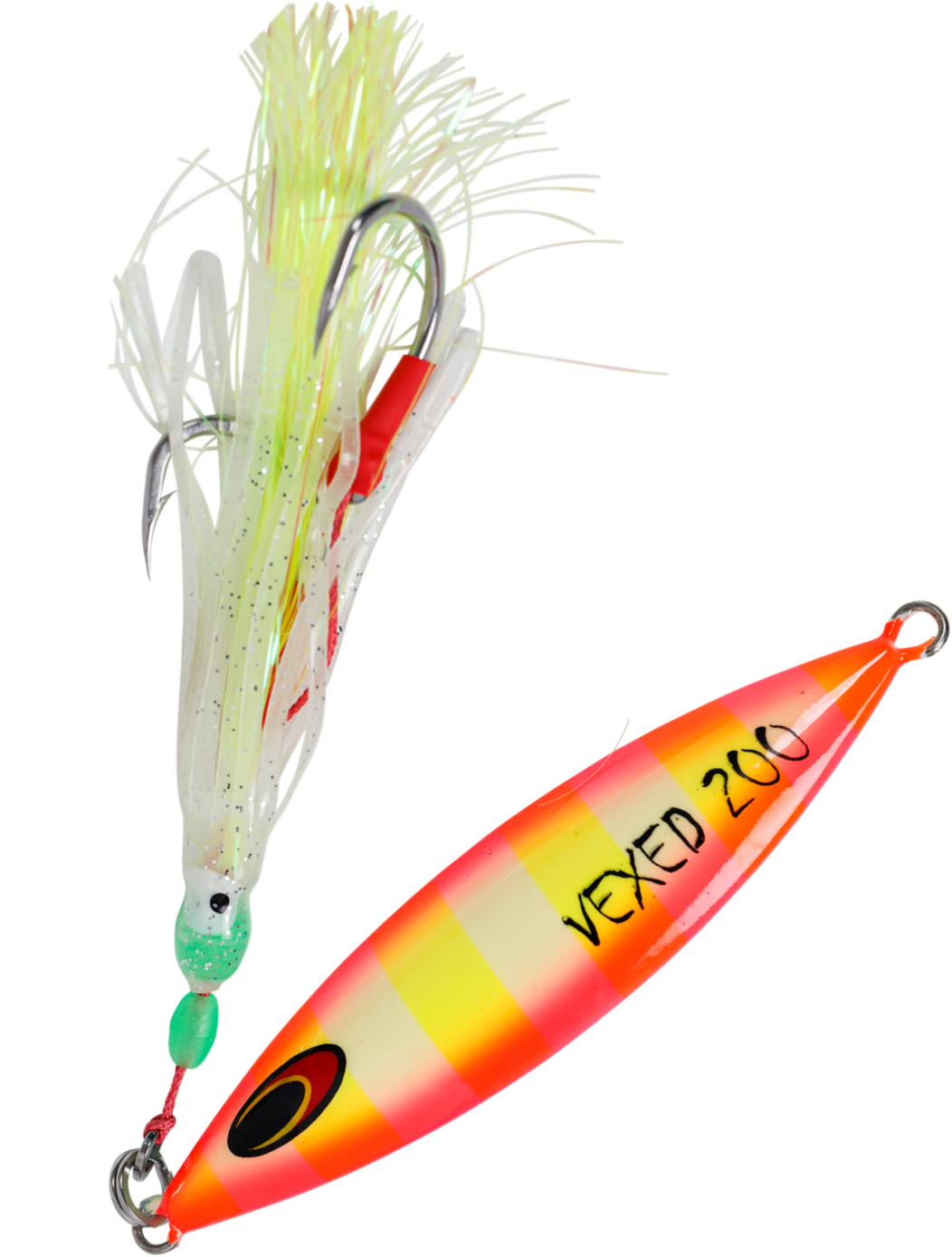 OCEANS LEGACY HYBRID CONTACT JIG LURE RIGGED 90g