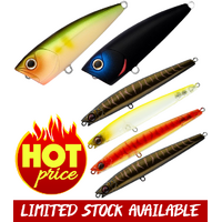 AW FISHING LURE PACK - DAIWA POPPER AND STICKBAIT SURFACE LURE PACK