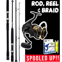 THE JACK OF ALL TRADES SPIN ROD REEL COMBO