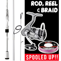 THE LIGHT ESTUARY DELIGHT SPIN ROD REEL COMBO