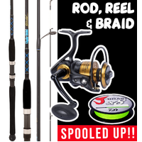 OFFSHORE BAIT &amp; BOTTOM FISHING ROD REEL COMBO