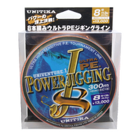 UNITIKA POWER JIGGING J8 ULTRA PE BRAID LINE 300m