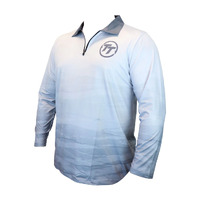 TACKLE TACTICS COLLARED TOURNAMENT SHIRT - GREY