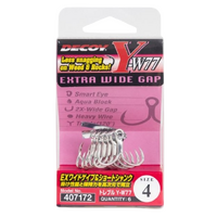 DECOY EXTRA WIDE GAP Y-W77 TREBLE HOOKS