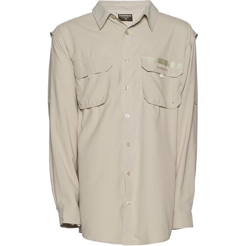 Penn Oatmeal Vented Fishing Shirt