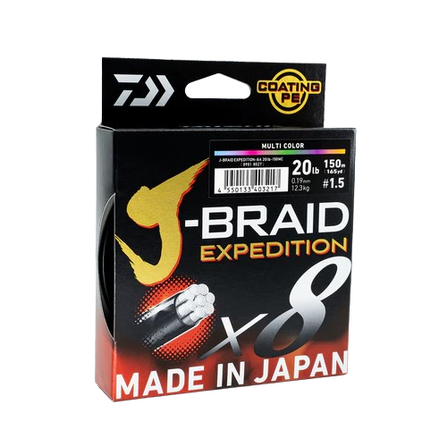 DAIWA J BRAID EXPEDITION X8 BRAID LINE 500m MULTI