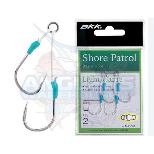 BKK Saltwater Shore & Light Jigging Double Assist Hook SHORE PATROL